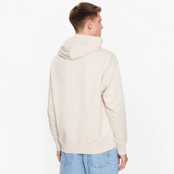 Tommy Jeans Badge Hoodie Beige