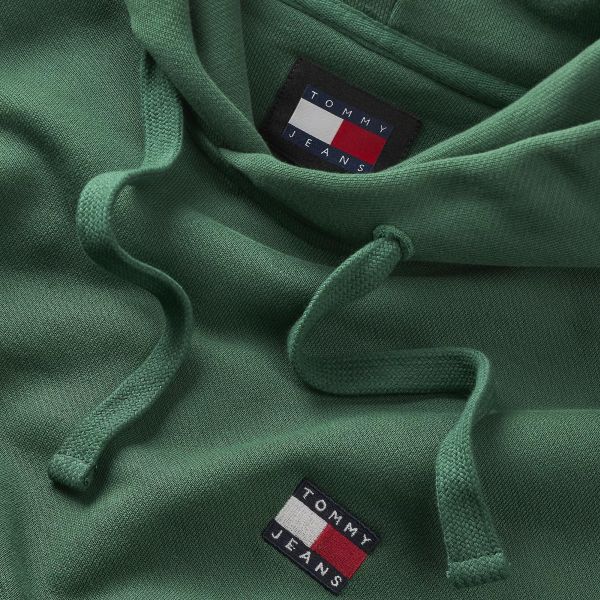 Tommy Jeans Badge Hoodie Groen