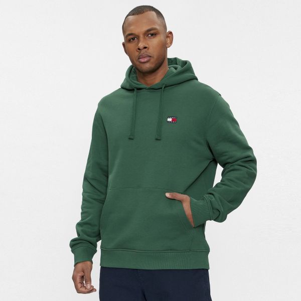 Tommy Jeans Badge Hoodie Groen