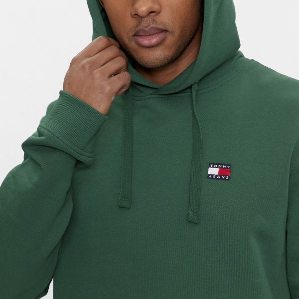 Tommy Jeans Badge Hoodie Groen