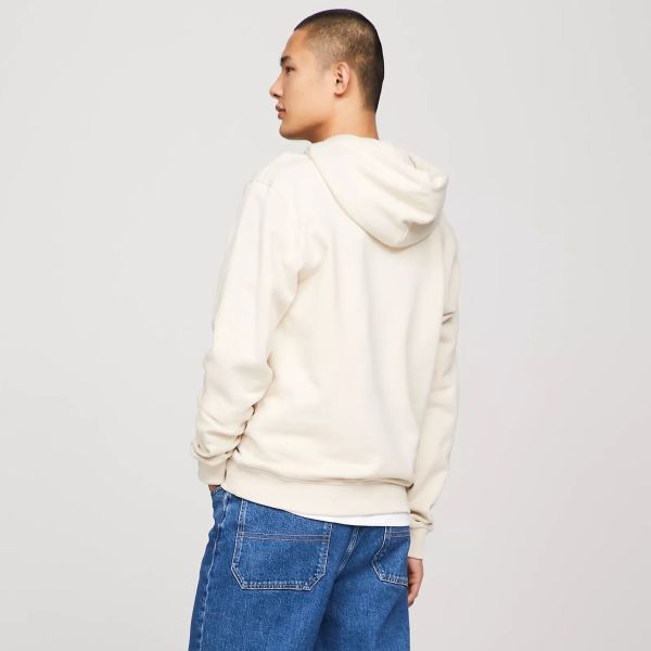 Tommy Jeans Badge Hoodie Off White