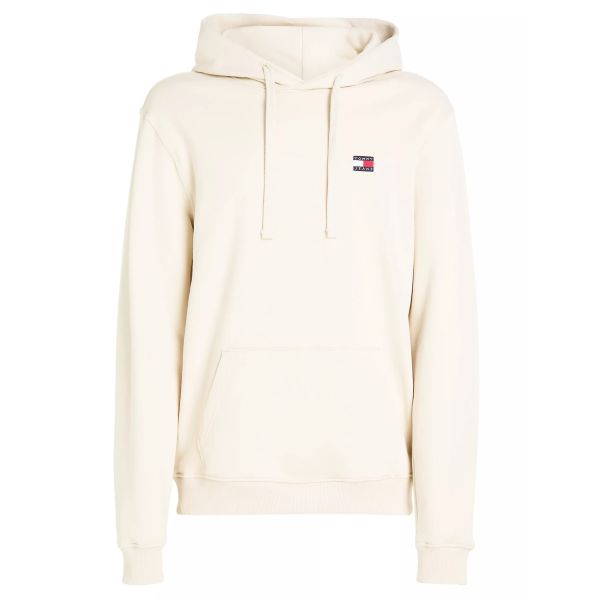 Tommy Jeans Badge Hoodie Off White