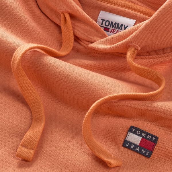 Tommy Jeans Badge Hoodie Oranje