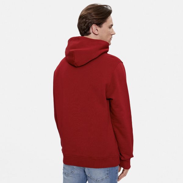 Tommy Jeans Badge Hoodie Rood