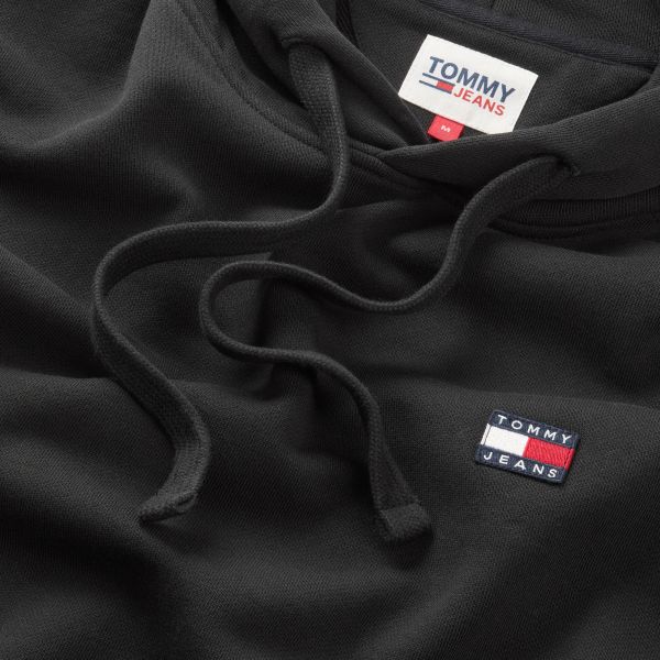 Tommy Jeans Badge Hoodie Zwart