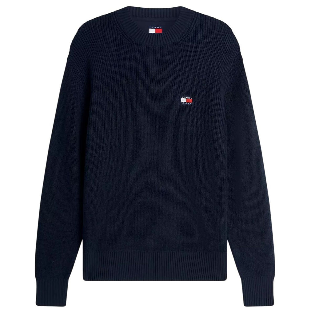 Tommy Jeans Badge Knit Sweater Navy