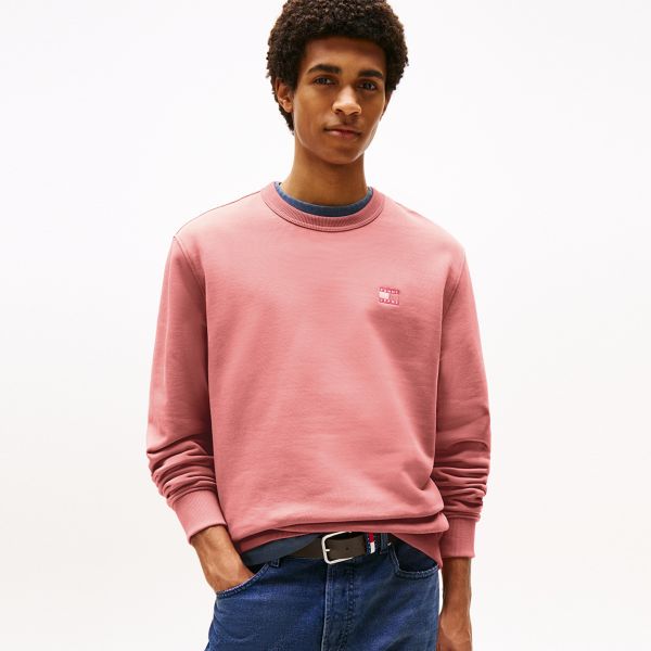 Tommy Jeans Badge Sweater Roze