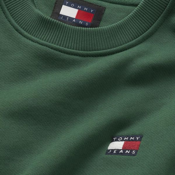 Tommy Jeans Badge Sweater Groen