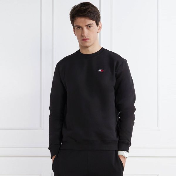 Tommy Jeans Badge Sweater Zwart