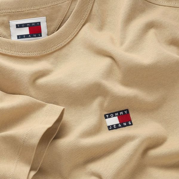 Tommy Jeans Badge T-shirt Beige