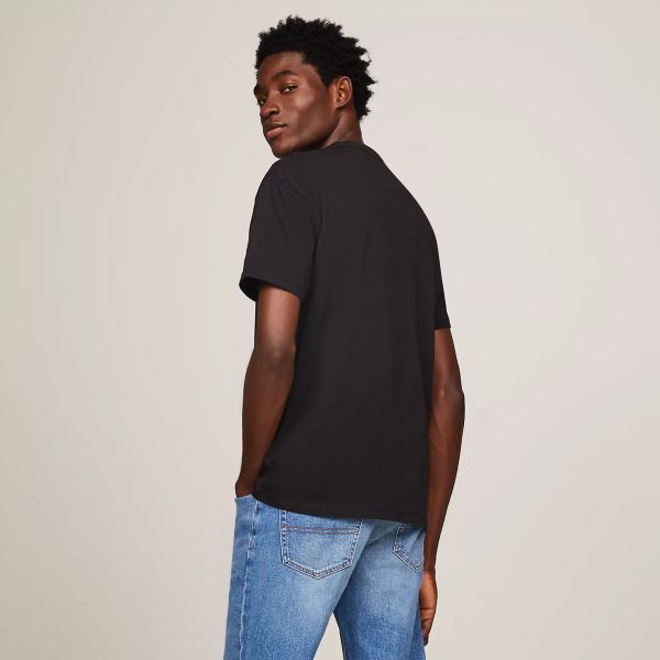 Tommy Jeans Badge T-shirt Zwart