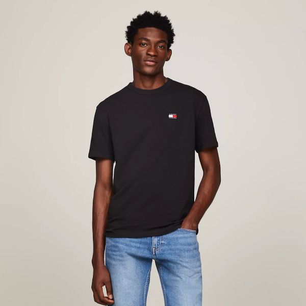 Tommy Jeans Badge T-shirt Zwart