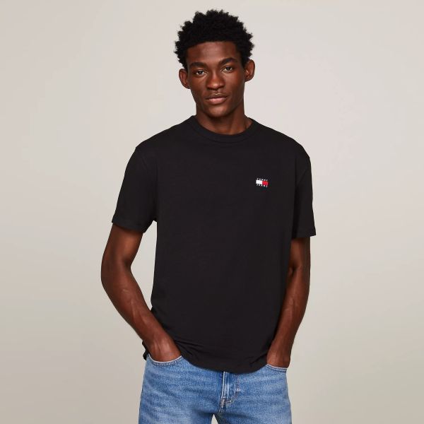Tommy Jeans Badge T-shirt Zwart