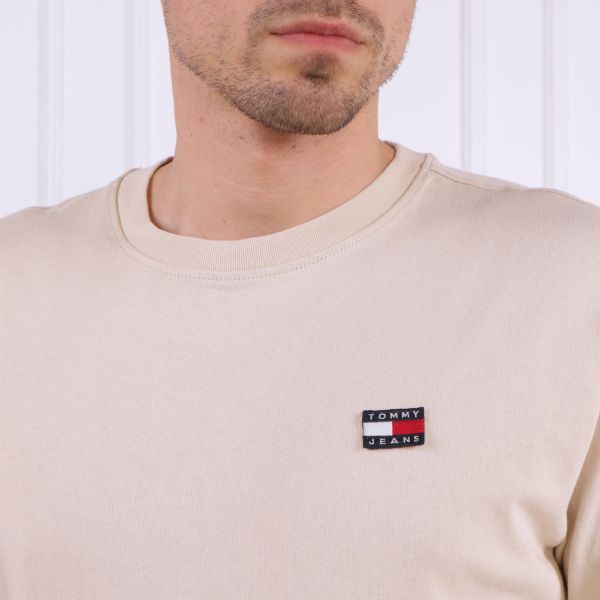 Tommy Jeans Badge T-shirt Beige