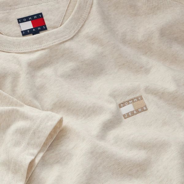 Tommy Jeans Badge T-shirt Off White