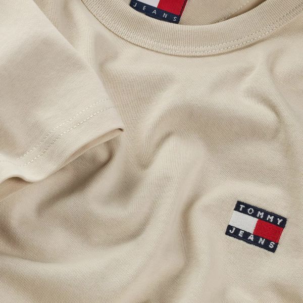 Tommy Jeans Badge T-shirt Off White