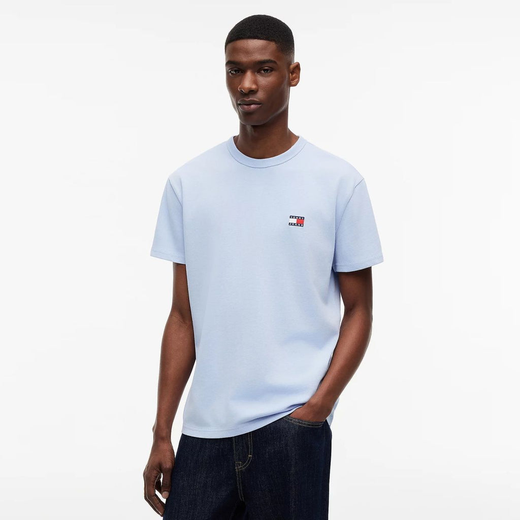 Tommy Jeans Badge T-shirt Licht Blauw