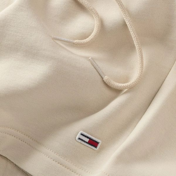 Tommy Jeans Beach Fleece Korte Broek Off White