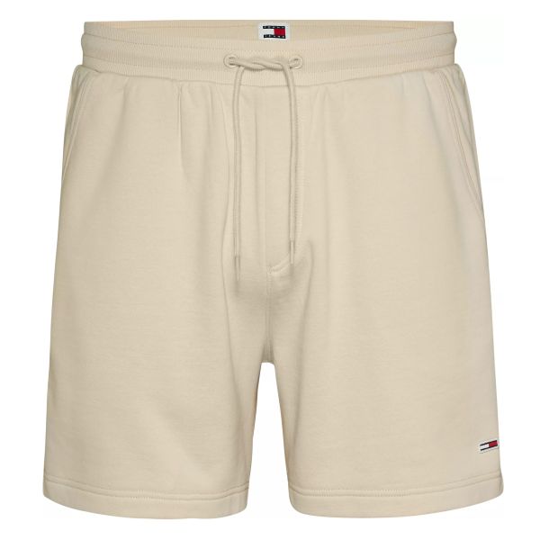 Tommy Jeans Beach Fleece Korte Broek Off White