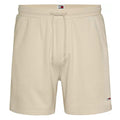 Tommy Jeans Beach Fleece Korte Broek Off White