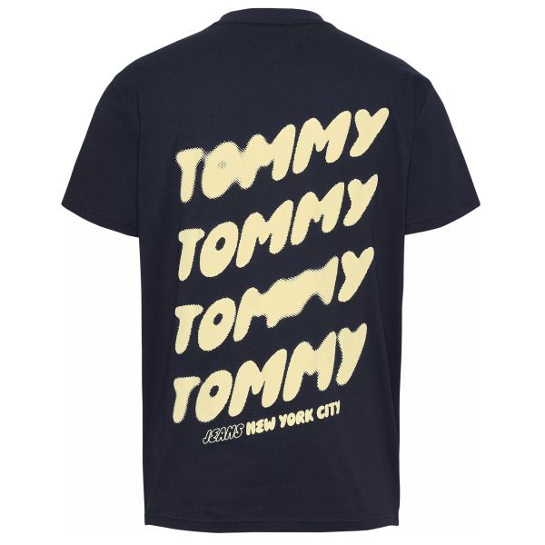 Tommy Jeans Bubble Back T-shirt Navy