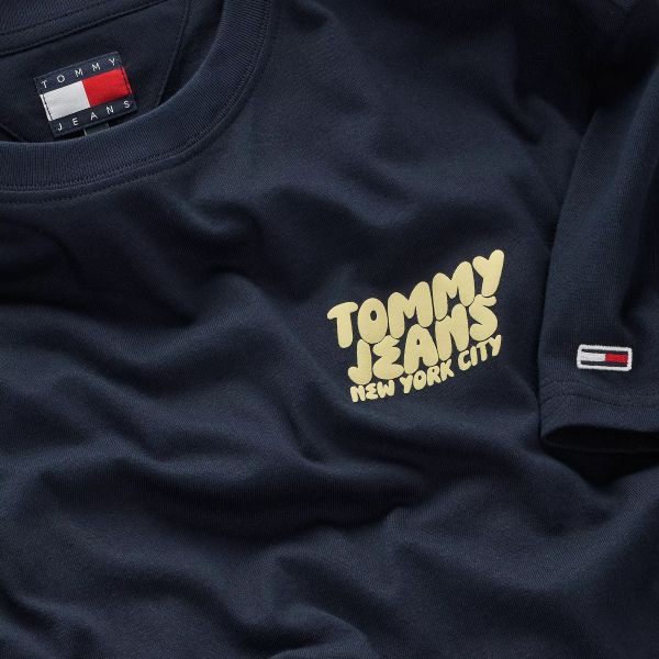 Tommy Jeans Bubble Back T-shirt Navy