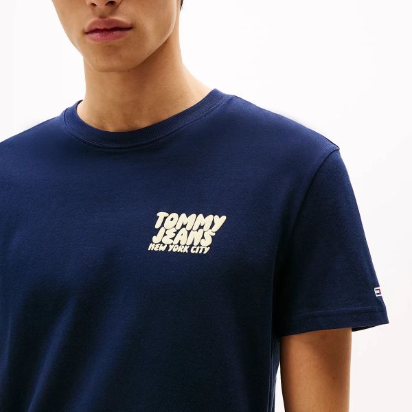 Tommy Jeans Bubble Back T-shirt Navy