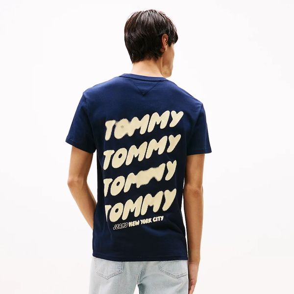 Tommy Jeans Bubble Back T-shirt Navy
