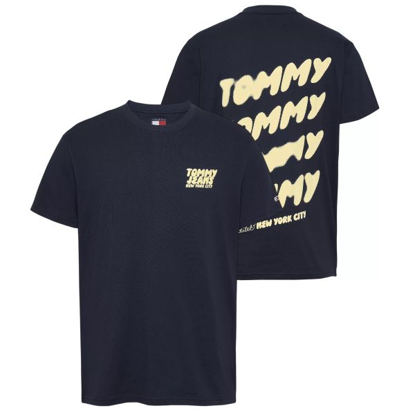 Tommy Jeans Bubble Back T-shirt Navy