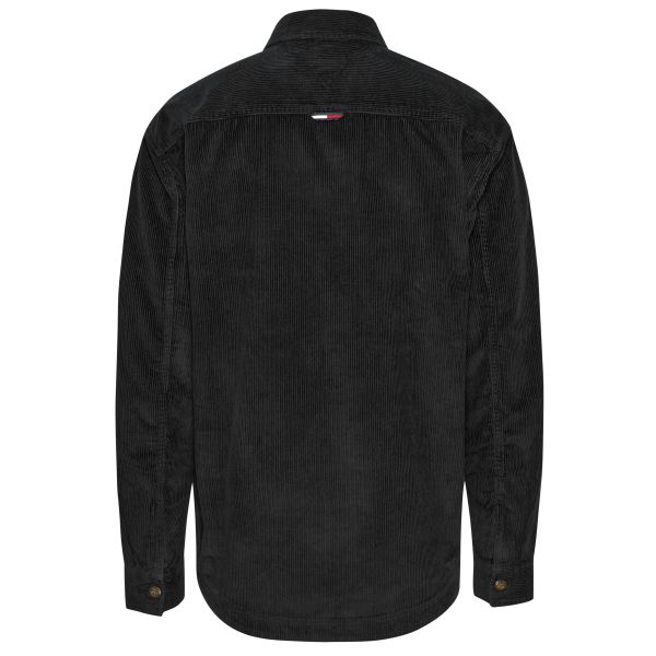 Tommy Jeans Casual Corduroy Overshirt Zwart