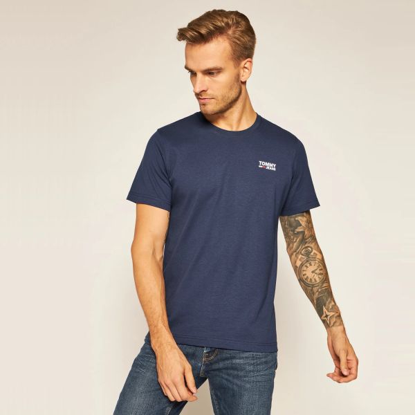 Tommy Jeans Chest Logo T-shirt Navy