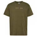 Tommy Jeans Classic Gold Linear T-shirt Donker Groen