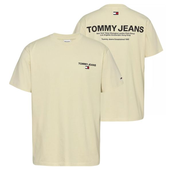 Tommy Jeans Classic Linear Back T-shirt Off White