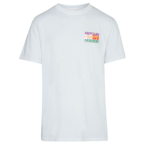 Tommy Jeans Classic Signature T-shirt Licht Blauw
