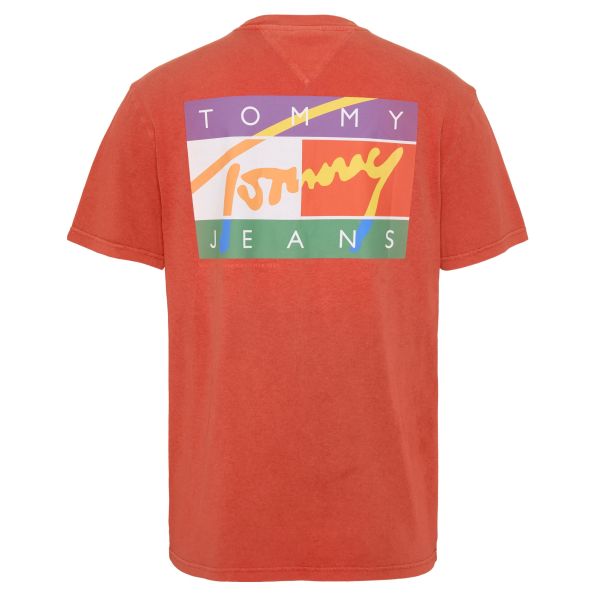 Tommy Jeans Classic Signature T-shirt Rood