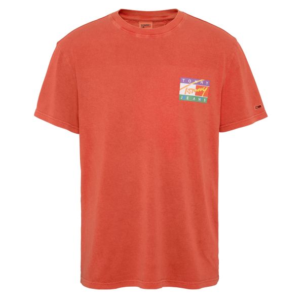 Tommy Jeans Classic Signature T-shirt Rood