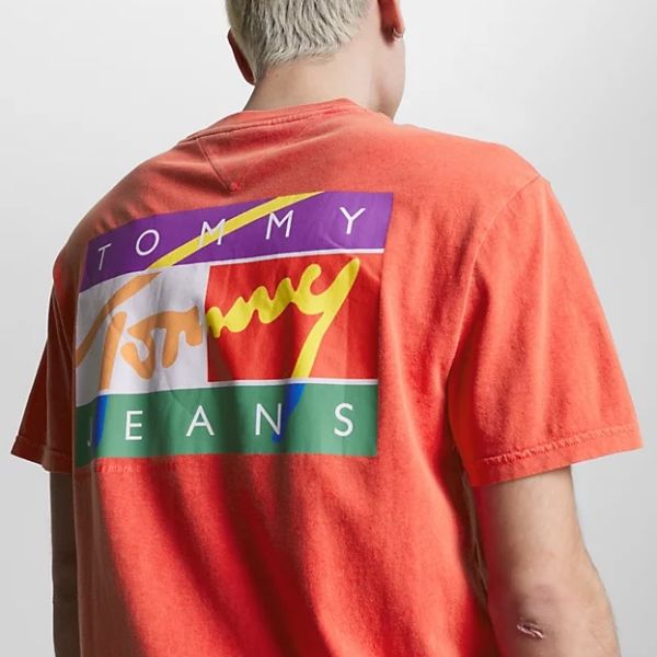 Tommy Jeans Classic Signature T-shirt Rood