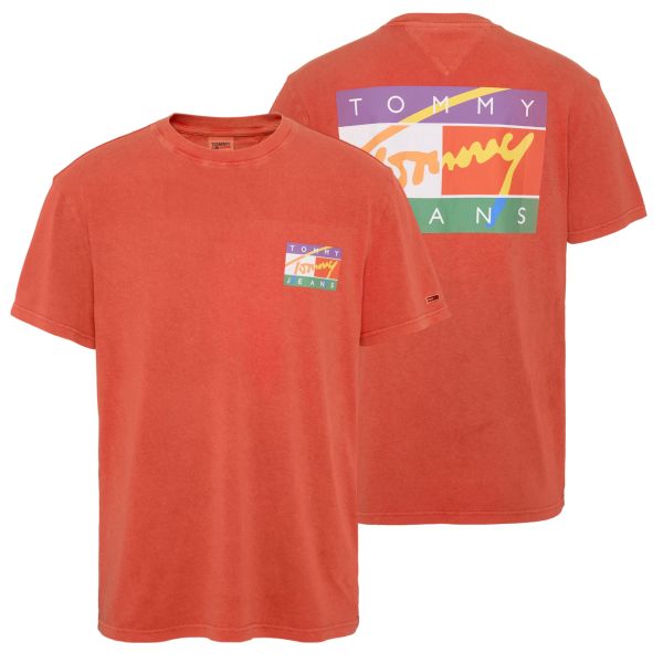 Tommy Jeans Classic Signature T-shirt Rood