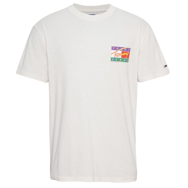Tommy Jeans Classic Signature T-shirt Wit