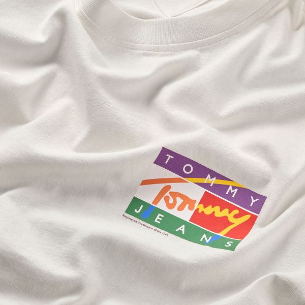 Tommy Jeans Classic Signature T-shirt Wit