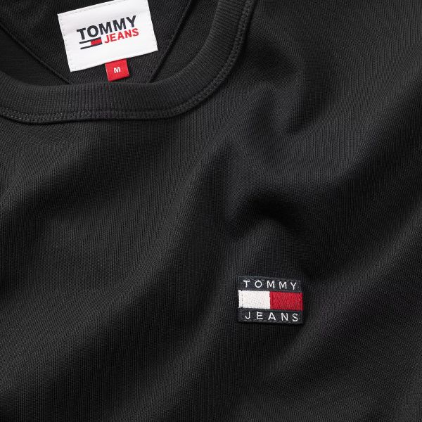 Tommy Jeans Classic Tommy Badge T-shirt Zwart