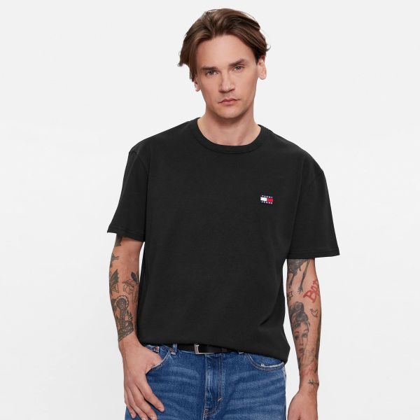 Tommy Jeans Classic Tommy Badge T-shirt Zwart