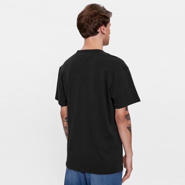 Tommy Jeans Classic Tommy Badge T-shirt Zwart