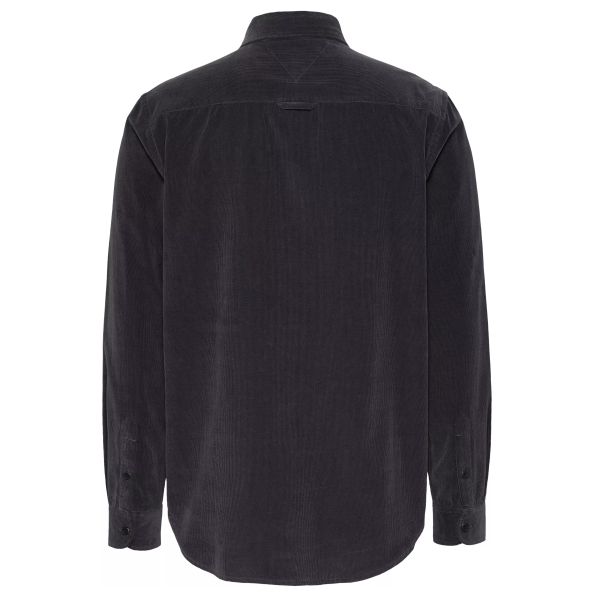 Tommy Jeans Entry Cord Overshirt Zwart