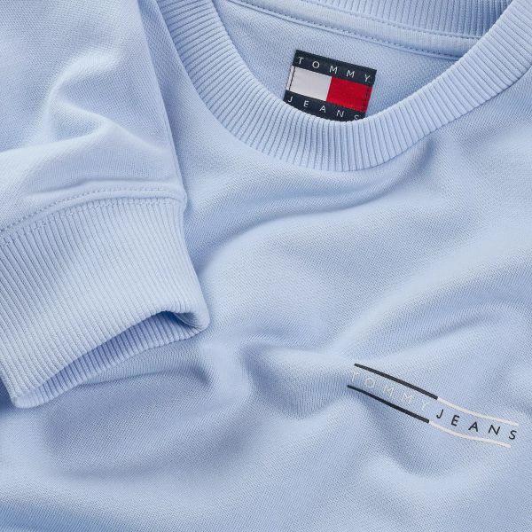Tommy Jeans Entry Graphic Sweater Licht Blauw