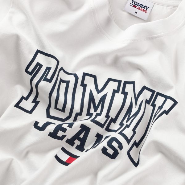Tommy Jeans Entry Graphic T-shirt Wit
