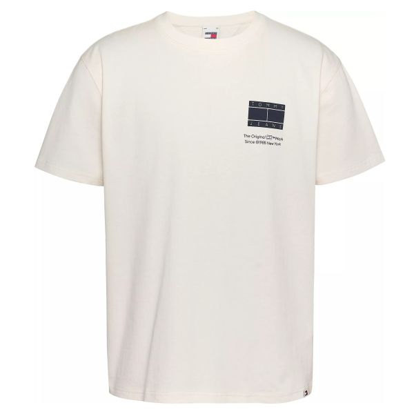Tommy Jeans Essential CB Flag T-shirt Wit