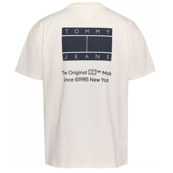 Tommy Jeans Essential CB Flag T-shirt Wit