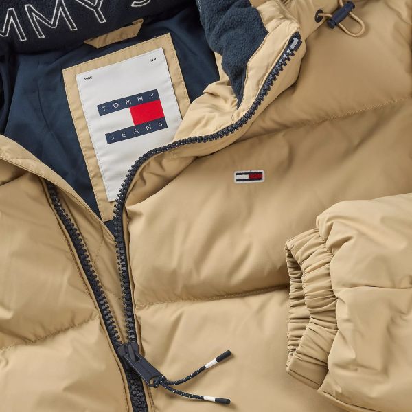 Tommy Jeans Essential Down Puffer Beige