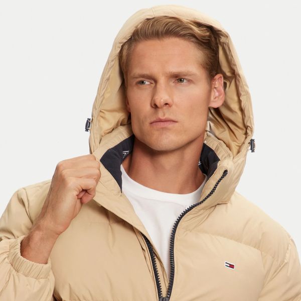 Tommy Jeans Essential Down Puffer Beige